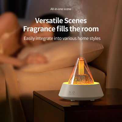 Umidificatore di fiamma per incendi di atmosfera ABS 80 ml con impostazione del timer di 2/4/6 ore