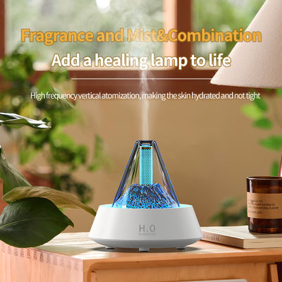 Lava Aromaterapia Flame Fire Umidificatore 0.7kg 80ml Con 7 colori LED Light