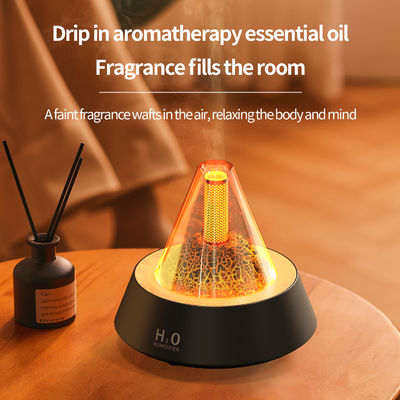 Whisper Quiet Lava Flame Effect Aroma Diffuser per camera da letto 80ml