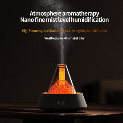 Umidificatore di fuoco di fiamma di aromaterapia con spegnimento automatico e livello di rumore inferiore a 35 dB