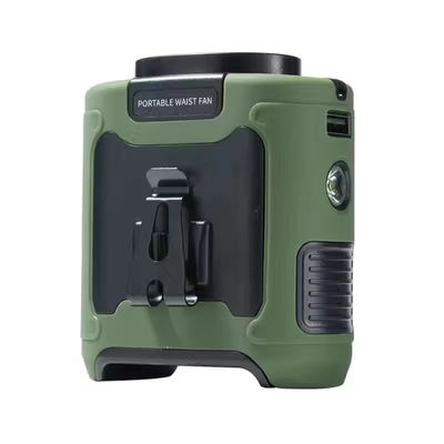 Mini ventilatore portatile da 10000 mAh con batteria ricaricabile e clip di alimentazione della luce SOS LED