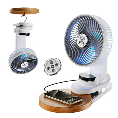 9 Velocità Clip On Multifunzione Ventilatore portatile Piccola batteria ricaricabile 20000MAh