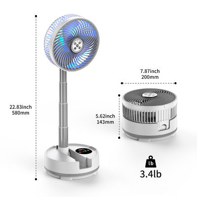 Ventilatore Socool 20000mAh 9th Speed Color Screen 8h Timing Folding Fan USB Emergency Power Supply Charging Type-C LED Ventilatore da tavolo regolabile