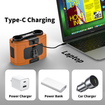 Fann Socool 20000mAh Fann portatile esterno ricaricabile Fann USB alimentazione di emergenza Fann cintura a clip interno ed esterno