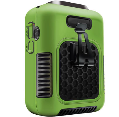 Ventilatore Socool 6000mAh Fonte di alimentazione tipo C Ventilatore portatile multifunzionale con livello di rumore inferiore a 50 dB In verde Arancione Grigio